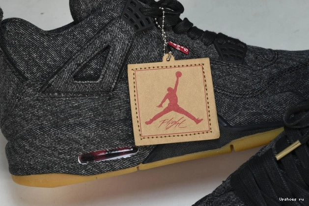 NRG - Denim Retro Levis  Air Black Jordan 4 Levis AO2571-001 0416